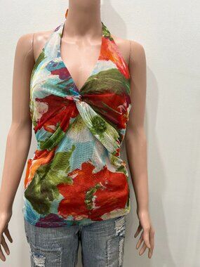 Vintage Y2K Cache strapless tank top size L